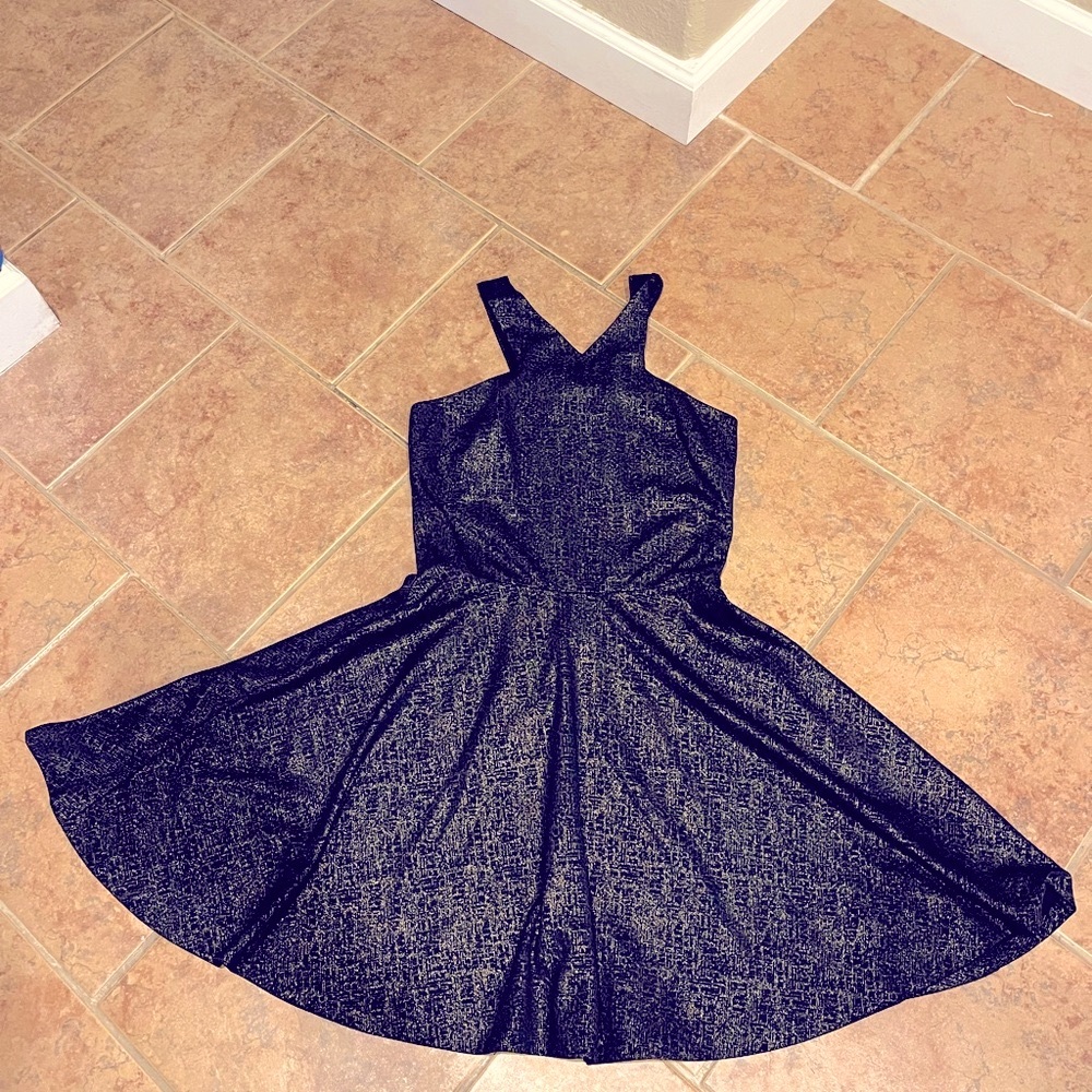 Aqua Skater Dress size M (fits small)